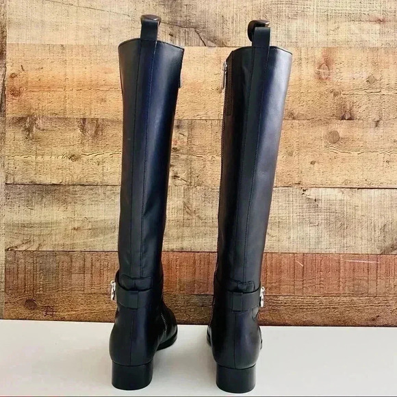 Micheal Kors Hamilton Padlock Knee Length Boots - Picture 4 of 8